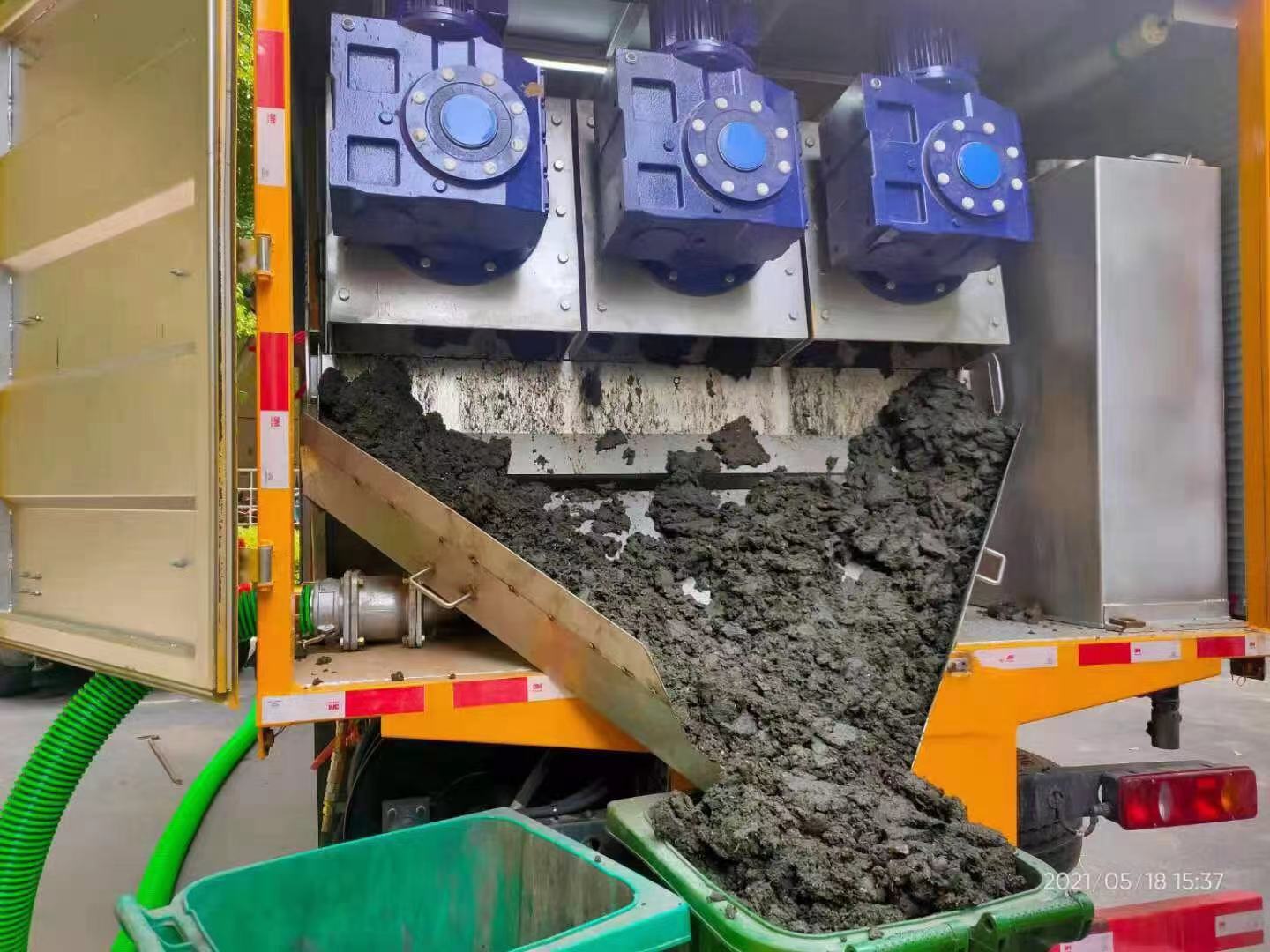 市中化粪池清掏城市维护站-泥浆净化干湿分离处理